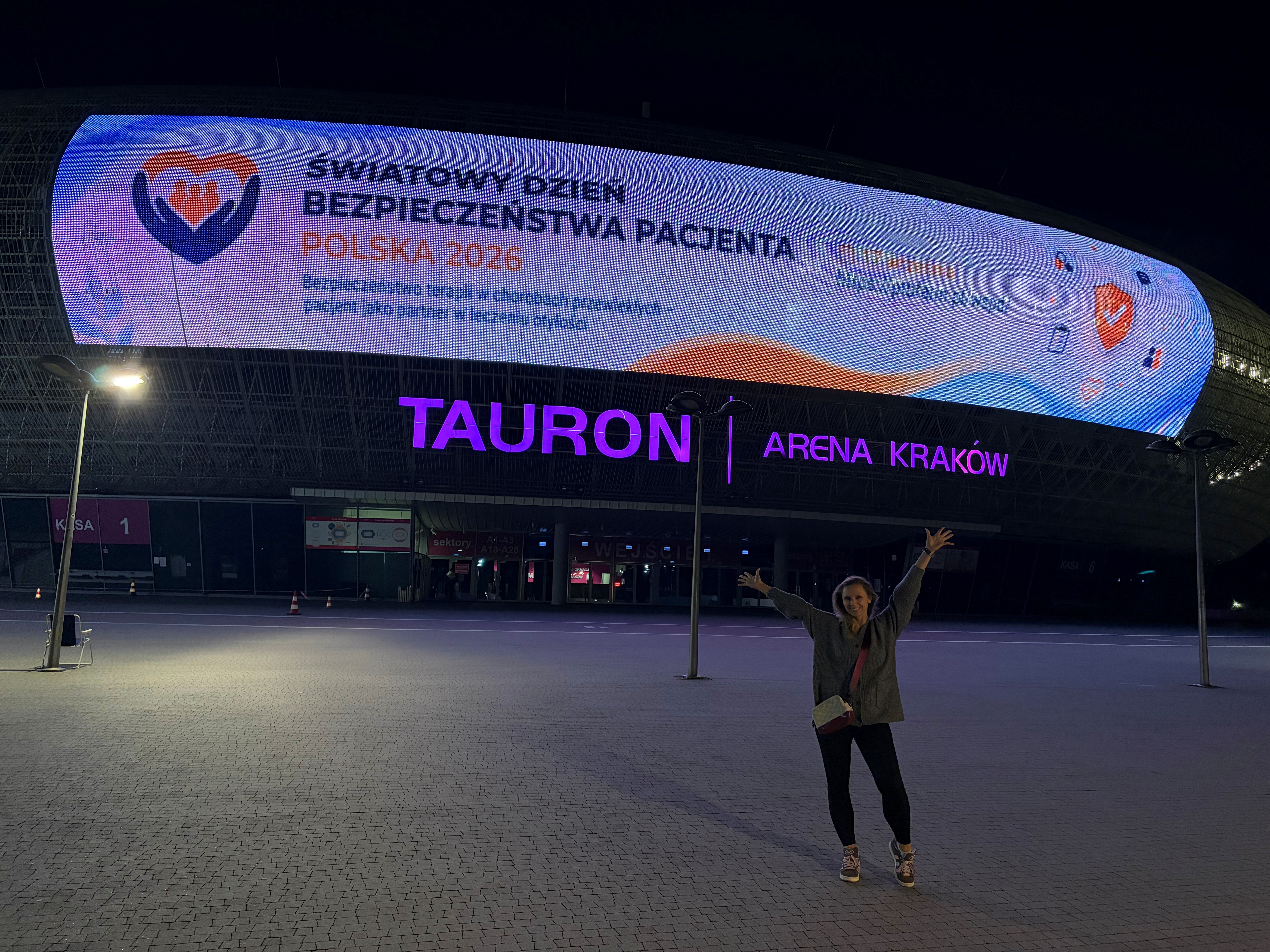 TAURON Arena z grafiką WPSD Polska 2026